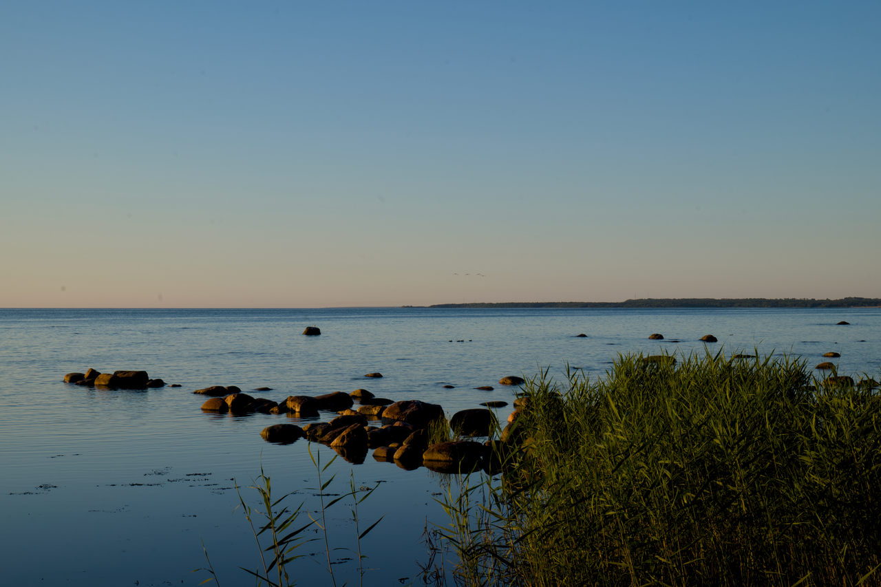 Crafting Captivating Headlines: Your awesome post title goes here Tranquil scene of a rocky coastline and calm sea at sunset.